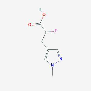 2-fluoro-3-(1-methyl-1H-pyrazol-4-yl)propanoic acid