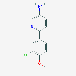 6-(3-Chloro-4-methoxyphenyl)pyridin-3-amine