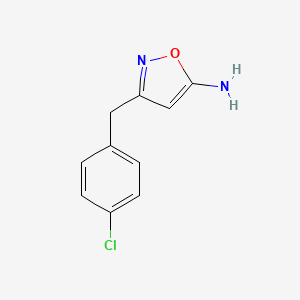 3-(4-Chlorobenzyl)-5-isoxazolamine