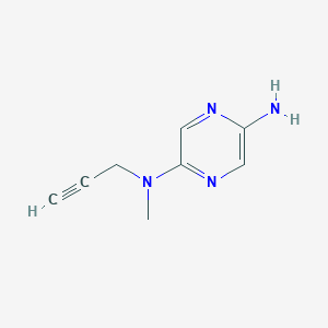 2-N-Methyl-2-N-(prop-2-yn-1-yl)pyrazine-2,5-diamine