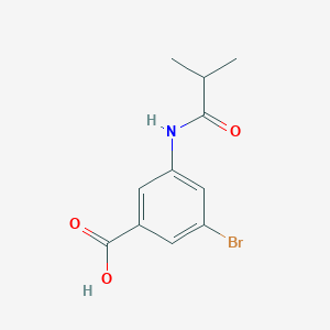 3-Bromo-5-isobutyrylamino-benzoic acid
