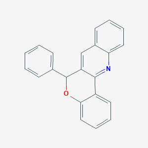 molecular formula C22H15NO B14717903 6-Phenyl-6h-chromeno[4,3-b]quinoline CAS No. 6953-33-9