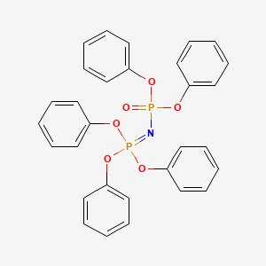 molecular formula C30H25NO6P2 B14717917 Triphenyl N-(diphenoxyphosphoryl)phosphorimidate CAS No. 15241-20-0