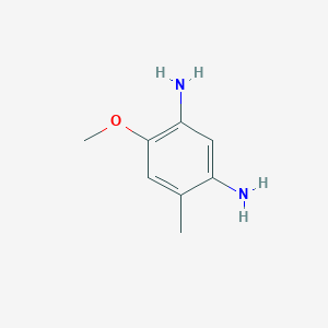 molecular formula C8H12N2O B147180 1,3-Benzenediamine, 4-methoxy-6-methyl- CAS No. 5349-76-8