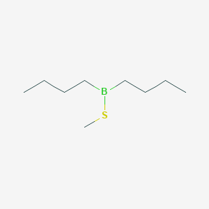 molecular formula C9H21BS B14718000 Dibutyl(methylsulfanyl)borane CAS No. 20524-64-5