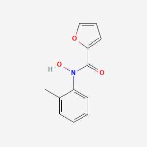 molecular formula C12H11NO3 B14718142 N-Hydroxy-N-(2-methylphenyl)furan-2-carboxamide CAS No. 20394-93-8