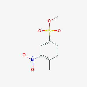 molecular formula C8H9NO5S B14718151 Methyl 4-methyl-3-nitrobenzene-1-sulfonate CAS No. 21447-62-1