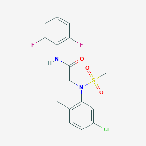molecular formula C16H15ClF2N2O3S B147183 FPH1 CAS No. 708219-39-0