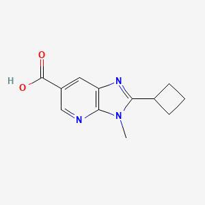 2-Cyclobutyl-3-methyl-3H-imidazo[4,5-b]pyridine-6-carboxylic acid
