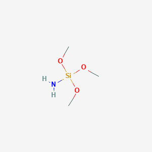 molecular formula C3H11NO3Si B14718301 Silanamine, 1,1,1-trimethoxy- CAS No. 21692-64-8