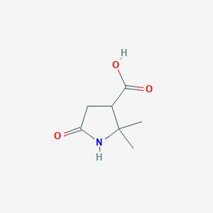 2,2-Dimethyl-5-oxopyrrolidine-3-carboxylic acid