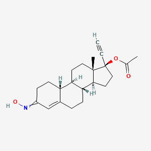 molecular formula C22H29NO3 B14718371 Norethisterone acetate oxime CAS No. 20799-24-0