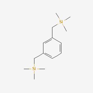 molecular formula C14H26Si2 B14718375 Silane, (1,3-phenylenebis(methylene))bis(trimethyl- CAS No. 18412-15-2