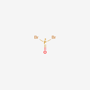 molecular formula Br2OP+ B14718466 Dibromo(oxo)phosphanium CAS No. 14939-39-0