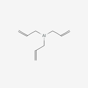 molecular formula C9H15Al B14718622 Tri(prop-2-en-1-yl)alumane CAS No. 18854-66-5