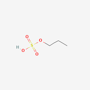 molecular formula C3H8O4S B14718666 Sulfuric acid, monopropyl ester CAS No. 13425-84-8