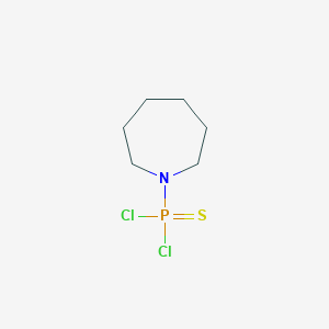 molecular formula C6H12Cl2NPS B14718703 Phosphonothioicdichloride, (hexahydro-1H-azepin-1-yl)-(7CI,8CI) CAS No. 22965-04-4