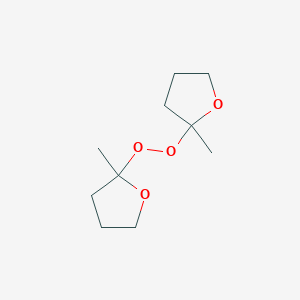 molecular formula C10H18O4 B14718795 2,2'-Peroxybis(2-methyloxolane) CAS No. 23277-15-8