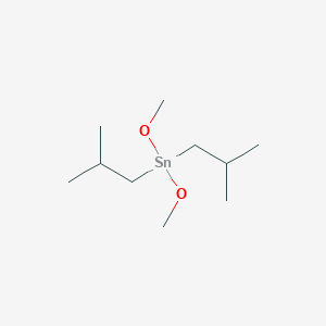 molecular formula C10H24O2Sn B14718918 Dimethoxybis(2-methylpropyl)stannane CAS No. 20665-28-5