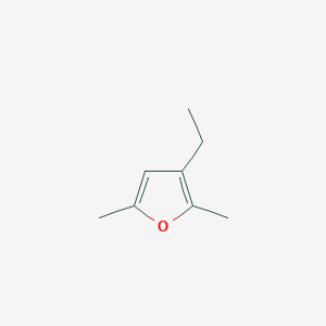 molecular formula C8H12O B14718932 3-Ethyl-2,5-dimethylfuran CAS No. 10599-62-9