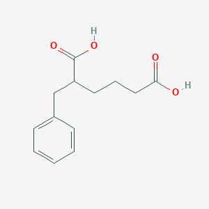 molecular formula C13H16O4 B14718963 2-Benzylhexanedioic acid CAS No. 22935-14-4