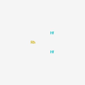 molecular formula Hf2Rh B14718981 Hafnium;rhodium CAS No. 12141-82-1