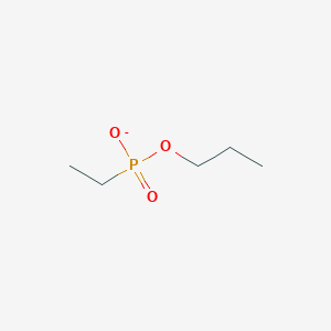 molecular formula C5H12O3P- B14718988 Propyl ethylphosphonate CAS No. 20442-53-9