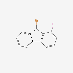 molecular formula C13H8BrF B14718994 9-Bromo-1-fluoro-9h-fluorene CAS No. 6967-22-2