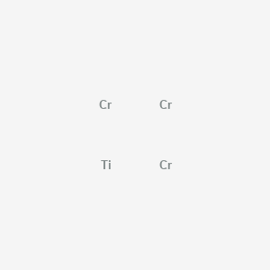 molecular formula Cr3Ti B14719016 Chromium--titanium (3/1) CAS No. 12599-27-8