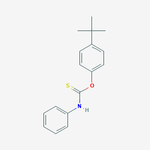 molecular formula C17H19NOS B14719073 O-(4-tert-Butylphenyl) phenylcarbamothioate CAS No. 13522-34-4