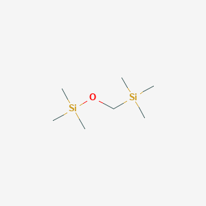 molecular formula C7H20OSi2 B14719264 Trimethyl[(trimethylsilyl)methoxy]silane CAS No. 18297-68-2