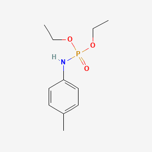 molecular formula C11H18NO3P B14719338 Diethyl N-(4-methylphenyl)phosphoramidate CAS No. 20809-97-6