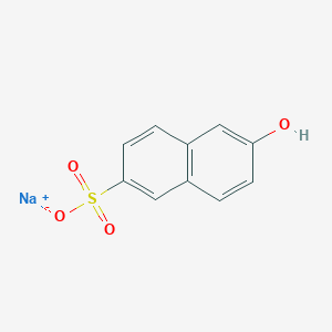 molecular formula C10H7NaO4S B147194 Sodium 6-hydroxynaphthalene-2-sulfonate CAS No. 135-76-2