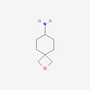 molecular formula C8H15NO B1471946 2-Oxaspiro[3.5]nonan-7-amine CAS No. 1502580-43-9