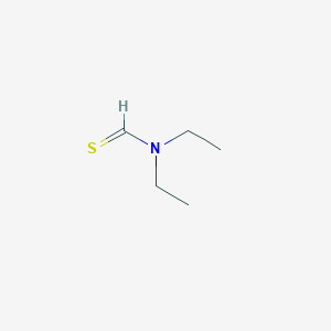 molecular formula C5H11NS B14719538 N,N-diethylthioformamide CAS No. 13839-14-0