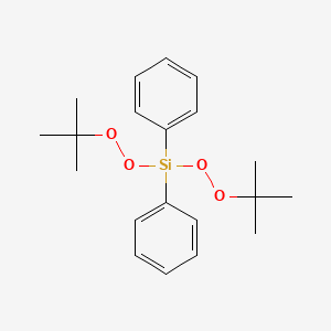 molecular formula C20H28O4Si B14719612 Bis(tert-butylperoxy)(diphenyl)silane CAS No. 15188-08-6