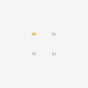 molecular formula Cr3Rh B14719693 Chromium--rhodium (3/1) CAS No. 12190-94-2