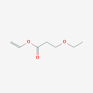 molecular formula C7H12O3 B14719699 Ethenyl 3-ethoxypropanoate CAS No. 14198-95-9