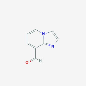 molecular formula C8H6N2O B147197 Imidazo[1,2-A]pyridine-8-carbaldehyde CAS No. 136117-74-3