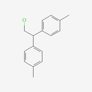 molecular formula C16H17Cl B14719935 Ethane, 2-chloro-1,1-di-p-tolyl- CAS No. 6579-17-5
