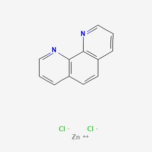 molecular formula C12H8Cl2N2Zn B14719951 Zinc, dichloro(1,10-phenanthroline)- CAS No. 14049-94-6