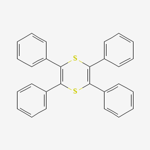 molecular formula C28H20S2 B14720020 2,3,5,6-Tetraphenyl-1,4-dithiine CAS No. 23181-79-5