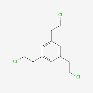 molecular formula C12H15Cl3 B14720068 1,3,5-Tris(chloroethyl)benzene CAS No. 18226-46-5