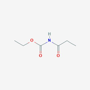 molecular formula C6H11NO3 B14720070 ethyl N-propanoylcarbamate CAS No. 14789-91-4