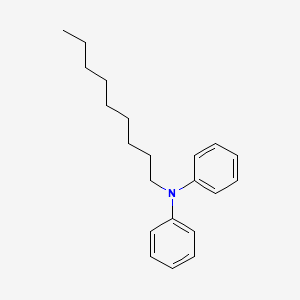 molecular formula C21H29N B14720080 N-Nonyl-N-phenylaniline CAS No. 15383-23-0