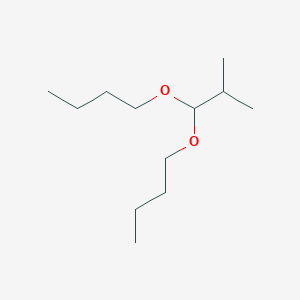 molecular formula C12H26O2 B14720143 1,1-Dibutoxy-isobutane CAS No. 13112-62-4