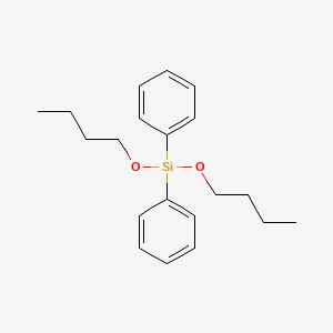 molecular formula C20H28O2Si B14720172 Dibutoxy(diphenyl)silane CAS No. 13320-38-2