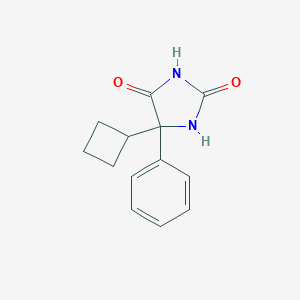 molecular formula C13H14N2O2 B147202 5-Cyclobutyl-5-phenylhydantoin CAS No. 125650-44-4