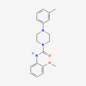 molecular formula C19H23N3O2 B14720200 n-(2-Methoxyphenyl)-4-(3-methylphenyl)piperazine-1-carboxamide CAS No. 6332-39-4