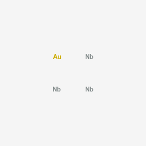 molecular formula AuNb3 B14720221 Gold;niobium CAS No. 12006-56-3